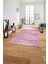 Dijital Baskılı Sade Modern Yıkanabilir Kaymaz Yolluk Mutfak Salon Halısı, Sade-69-Pembe, 2