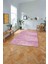 Dijital Baskılı Sade Modern Yıkanabilir Kaymaz Yolluk Mutfak Salon Halısı, Sade-69-Pembe, 4