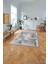 Dijital Baskılı Sade Otantik Model Yıkanabilir Kaymaz Yolluk Mutfak Salon Halısı, Sade-68-Gri, 4