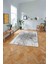 Dijital Baskılı Sade Akrilik Desen Yıkanabilir Kaymaz Yolluk Mutfak Salon Halısı, Sade-59-Gri, 4
