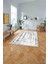 Dijital Baskılı Sade Çizgi Motifli Yıkanabilir Kaymaz Yolluk Mutfak Salon Halısı, Sade-84-Gri, 4