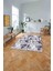 Dijital Sade Çizgili Akriik Model Yıkanabilir Kaymaz Yolluk Mutfak Salon Halısı, Sade-106-Lacivert, 4