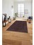 Dijital Sade Dekoratif Modern Desen Yıkanabilir Kaymaz Yolluk Mutfak Salon Halısı, Sade-108-Bordo, 2