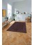 Dijital Sade Dekoratif Modern Desen Yıkanabilir Kaymaz Yolluk Mutfak Salon Halısı, Sade-108-Bordo, 4
