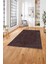 Dijital Sade Dekoratif Modern Desen Yıkanabilir Kaymaz Yolluk Mutfak Salon Halısı, Sade-108-Bordo, 5