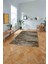 Dijital Baskılı Sade Modern Yıkanabilir Kaymaz Yolluk Mutfak Salon Halısı, Sade-69-Kahve, 4