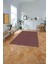 Dijital Baskılı Sade Klasik Modern Yıkanabilir Kaymaz Yolluk Mutfak Salon Halısı, Sade-109-Bordo, 4
