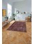Dijital Sade Düz Renk Motifli Yıkanabilir Kaymaz Yolluk Mutfak Salon Halısı, Sade-100-Bordo, 4