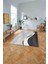 Dijital Baskılı Sade Iki Renk Model Yıkanabilir Kaymaz Yolluk Mutfak Salon Halısı, Sade-78-Gri, 4