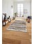 Dijital Sade Modern Geçişli Desen Yıkanabilir Kaymaz Yolluk Mutfak Salon Halısı, Sade-102-Kahve, 2