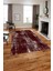 Dijital Baskılı Sade Desen Yıkanabilir Kaymaz Yolluk Mutfak Salon Halısı, Sade-71-Bordo, 3