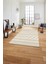 Dijital Baskılı Sade Kilim Motifli Yıkanabilir Kaymaz Yolluk Mutfak Salon Halısı, Sade-95-Bej, 2