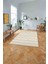 Dijital Baskılı Sade Kilim Motifli Yıkanabilir Kaymaz Yolluk Mutfak Salon Halısı, Sade-95-Bej, 4