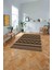 Dijital Baskılı Sade Kilim Motifli Yıkanabilir Kaymaz Yolluk Mutfak Salon Halısı, Sade-95-Kahve, 4