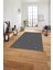 Dijital Sade Modern Çizgi Motifli Yıkanabilir Kaymaz Yolluk Mutfak Salon Halısı, Sade-96-Gri, 2