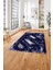 Dijital Baskı Sade Modern Desenli Yıkanabilir Kaymaz Yolluk Mutfak Salon Halısı, Sade-104-Lacivert, 5
