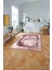 Dijital Baskılı Sade Modern Yıkanabilir Kaymaz Yolluk Mutfak Salon Halısı, Sade-81-Bordo, 4