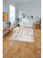 Dijital Baskılı Sade Çizgi Motifli Yıkanabilir Kaymaz Yolluk Mutfak Salon Halısı, Sade-84-Vizon, 4