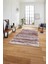 Dijital Sade Modern Geçişli Desen Yıkanabilir Kaymaz Yolluk Mutfak Salon Halısı, Sade-102-Bordo, 2