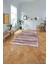 Dijital Sade Modern Geçişli Desen Yıkanabilir Kaymaz Yolluk Mutfak Salon Halısı, Sade-102-Bordo, 4