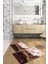 Dijital Baskılı Yıkanabilir Kaymaz Mermer Model Banyo Paspası Klozet Takımı, Klozet-55-Bordo, 5