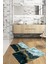Dijital Baskılı Yıkanabilir Kaymaz Mermer Model Banyo Paspası Klozet Takımı, Klozet-55-Mavi, 5