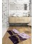 Dijital Baskılı Yıkanabilir Kaymaz Mermer Model Banyo Paspası Klozet Takımı, Klozet-55-Mor, 5