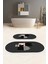 Dijital Yıkanabilir Modern Kaktüs Modelli Oval Banyo Paspası Klozet Takımı, Klozet-93-Antrasit, 3