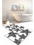 Dijital Baskılı Yıkanabilir Kaymaz Deniz Yıldızı Banyo Paspası Klozet Takımı, Klozet-71-Gri, 1