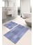 Dijital Baskılı Yıkanabilir Kaymaz Kilim Görünümlü Banyo Paspası Klozet Takımı, Klozet-88-Lila, 5