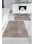 Dijital Baskılı Yıkanabilir Kaymaz Kilim Görünümlü Banyo Paspası Klozet Takımı, Klozet-88-Vizon, 2