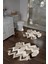 Dijital Yıkanabilir Kaymaz Sade Zigzag Model Yuvarlak Banyo Paspası Klozet Takımı, Klozet-97-Kahve, 4