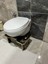 Tuvalet Wc Taburesi Basamak Klozet Altı Tabure Ayak Destek Taburesi Çocuk Yetişkin Siyah Mermer Desen 4