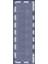 Baskılı Kaymaz Yıkanabilir Çerçeveli Modern Sade Mermer Üçlü Yatak Odası,Yo-Çerçeveli-95-Mavi, 3