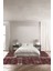 Dijital Kaymaz Yıkanabilir Modern Iskandinav Motifli Üçlü Yatak Odası, Yo-Modern-133-Bordo, 1