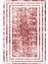 Baskılı Kaymaz Yıkanabilir Çerçeveli Sade Çizgi Model Üçlü Yatak Odası,Yo-Çerçeveli-53-Pembe, 2
