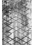 Dijital Kaymaz Yıkanabilir Modern Sade Zigzag Desenli Üçlü Yatak Odası, Yo-Modern-171-Gri, 2