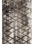 Dijital Kaymaz Yıkanabilir Modern Sade Zigzag Desenli Üçlü Yatak Odası, Yo-Modern-171-Kahve, 2