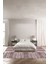 Dijital Baskılı Kaymaz Taban Yıkanabilir Sade Çizgili Modern Üçlü Yatak Odası, Yo-Sade-102-Bordo, 1
