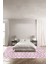 Dijital Kaymaz Yıkanabilir Modern Kare Zigzag Desenli Üçlü Yatak Odası, Yo-Modern-139-Pembe, 1