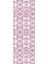 Dijital Kaymaz Yıkanabilir Modern Kare Zigzag Desenli Üçlü Yatak Odası, Yo-Modern-139-Pembe, 3