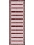 Baskılı Kaymaz Yıkanabilir Çerçeveli Düz Çizgi Detaylı Üçlü Yatak Odası,Yo-Çerçevelı-113-Bordo, 3