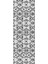 Dijital Kaymaz Yıkanabilir Modern Kare Zigzag Desenli Üçlü Yatak Odası, Yo-Modern-139-Gri, 3