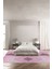 Dijital Kaymaz Yıkanabilir Modern Üçgen Çizgili Sade Üçlü Yatak Odası Takımı, Yo-Modern-181-Pembe, 1