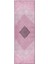 Dijital Kaymaz Yıkanabilir Modern Üçgen Çizgili Sade Üçlü Yatak Odası Takımı, Yo-Modern-181-Pembe, 3