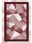 Dijital Baskılı Kaymaz Yıkanabilir Çerçeveli Mermer Desen Üçlü Yatak Odası,Yo-Çerçevelı-123-Bordo, 2