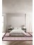 Baskılı Kaymaz Yıkanabilir Çerçeveli Sade Klasik Modern Üçlü Yatak Odası,Yo-Çerçevelı-120-Bordo, 1