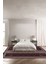 Baskılı Kaymaz Yıkanabilir Çerçeveli Kenar Motif Modern Üçlü Yatak Odası,Yo-Çerçevelı-129-Bordo, 1