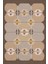Dijital Kaymaz Yıkanabilir Modern Sade Etnik Desenli Üçlü Yatak Odası, Yo-Modern-220-Kahve, 2