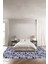 Baskılı Kaymaz Yıkanabilir Patchwork Yama Modeli Üçlü Yatak Odası, Yo-Patchwork-26-Lacivert, 1